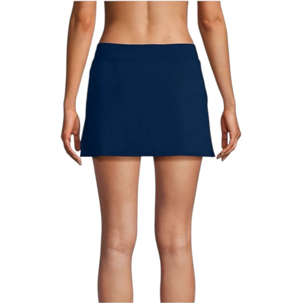Lands’ End Navy Blue Swim Skirt size 6P